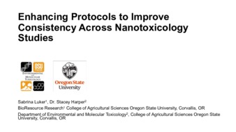 Enhancing Protocols to Improve Consistency Across Nanotoxicology Studies miniatura