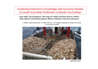Combining Fishermen’s Knowledge with Economic Models to Locate and Evaluate Gray Meat Outbreaks in Atlantic Sea Scallops 缩图