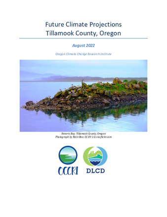 Future climate projections. Tillamook County : August 2022 thumbnail