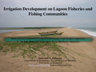 Irrigation Development on Lagoon Fisheries and Fishing Communities: A case study of Malala Lagoon in Sri Lanka thumbnail