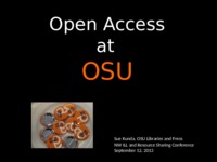 Open Access at OSU miniatura