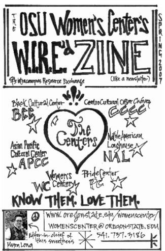 W.I.R.E.'d zine : Women's intra-campus resource exchange : 2007 Spring thumbnail