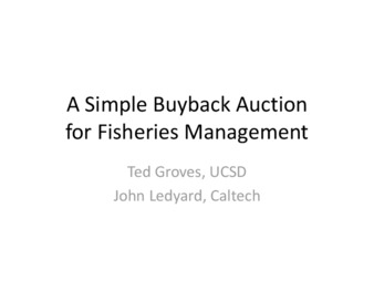 A Simple Buy-back Auction for Fisheries Management Miniatura