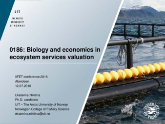 Biology and Economics in Ecosystem Services Valuation thumbnail