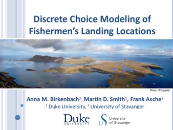 Discrete Choice Modeling of Landings Locations 缩图