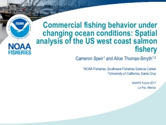 Commercial Fishing Behavior under Changing Ocean Conditions: Spatial Analysis of the US West Coast Salmon Fishery miniatura