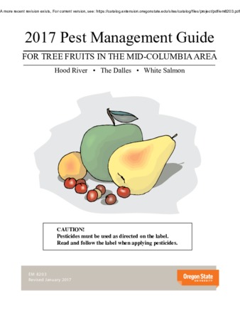 2017 pest management guide for tree fruits in the mid-Columbia area : Hood River, The Dalles, White Salmon miniatura
