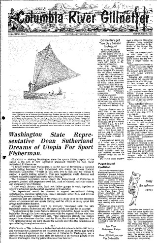 Columbia River Gillnetter ; Vol. 10, No. 5 (September 1988) thumbnail