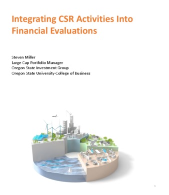 Integrating CSR Activities Into Financial Evaluations 缩图
