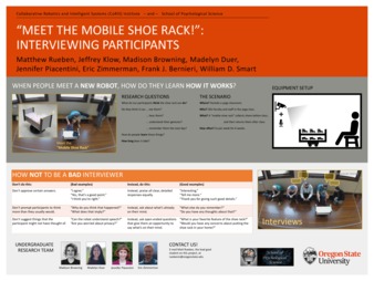 "Meet the Mobile Shoe Rack!" : Interviewing Participants miniatura