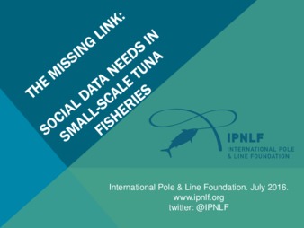 The Missing Link: Social Data Needs in Small-Scale Tuna Fisheries thumbnail