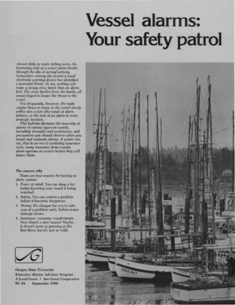 Vessel alarms : your safety patrol thumbnail