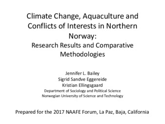 Climate Change, Aquaculture and Conflicts of Interests in Northern Norway: Research Results and Comparative Methodologies Miniaturansicht