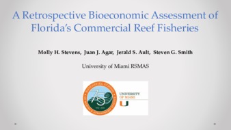 A retrospective bioeconomic assessment of Florida’s commercial reef fisheries thumbnail
