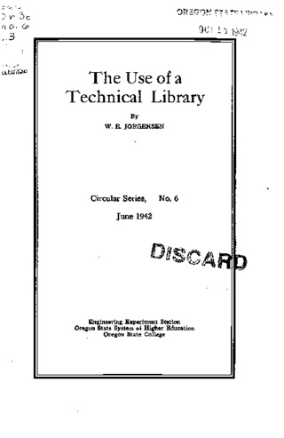 The use of a technical library miniatura