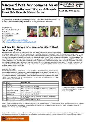 Vineyard Pest Management News : March 18, 2008, Spring thumbnail