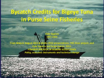 Bycatch Credits for Bigeye Tuna in Purse Seine Fisheries thumbnail