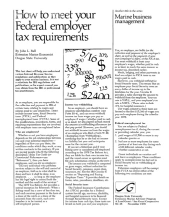 How to meet your Federal employer tax requirements Miniaturansicht