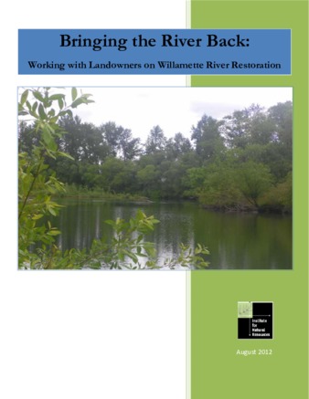Bringing the River Back: Working with Landowners on Willamette River Restoration thumbnail