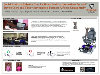 Social Assistive Robotics May Facilitate Positive Interactions for AAC Device Users and Their Conversation Partner : A Focus Group Study miniatura