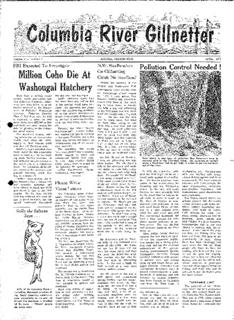 Columbia River Gillnetter ; Vol. 2, No. 1 (April 1970) thumbnail