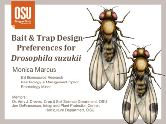 Bait & Trap Design Preferences for Drosophila suzukii Miniaturansicht