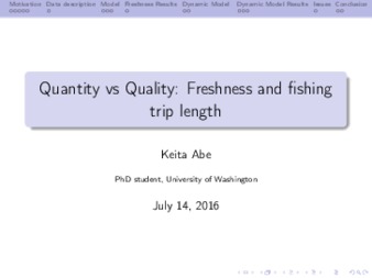 Quantity vs Quality: Freshness and Fishing Trip Length thumbnail