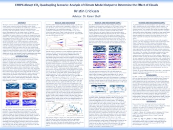 CMIP6 Abrupt CO2 Quadrupling Scenario: Analysis of Climate Model Output to Determine the Effect of Clouds thumbnail