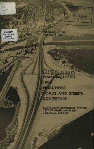 Proceedings of the 1968 Northwest Roads and Street Conference Miniatura