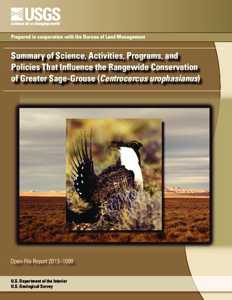 Summary of Science, Activities, Programs, and Policies That Influence the Rangewide Conservation of Greater Sage-Grouse (Centrocercus urophasianus) thumbnail