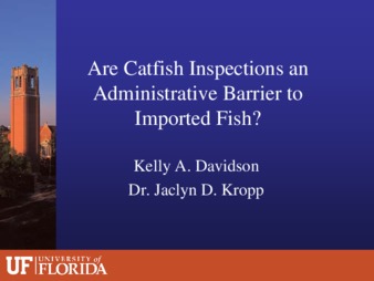 Are Catfish Inspections an Administrative Trade Barrier to Imported Fish? miniatura